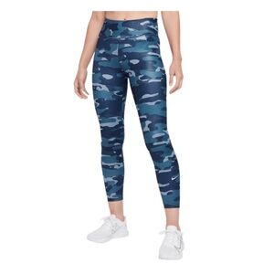 Nike Dri-Fit Camo Leggings Activewear Workout Medium Waist 28”- 30.5” Inseam 28”